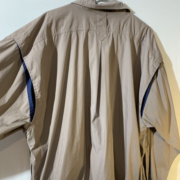 Nike Golf Windbreaker Pullover Mens Size XL Brown Navy - Picture 5 of 6